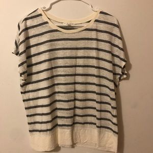 Cabi capped sleeve shirt